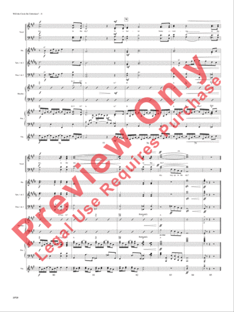 Will the Circle Be Unbroken? Choir scores gallery preview page 9