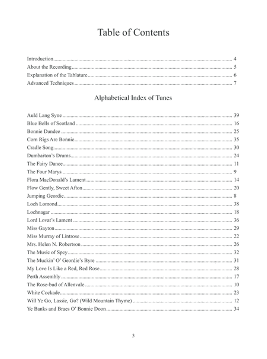 Scottish Airs and Ballads for Autoharp Autoharp scores gallery preview page 4