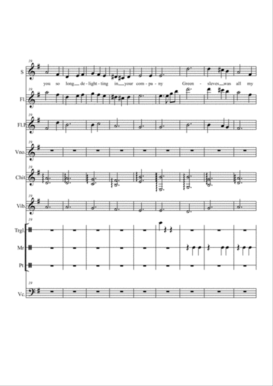 Greenleaves Greenleaves Large Ensemble scores gallery preview page 3
