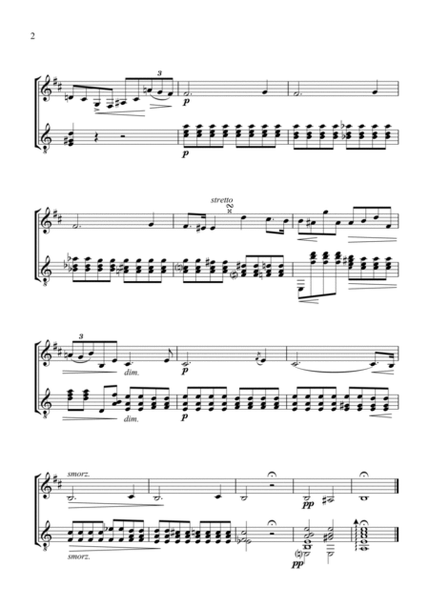 Prelude op. 28 No. 4 & 7 for clarinet in Bb and guitar image number null
