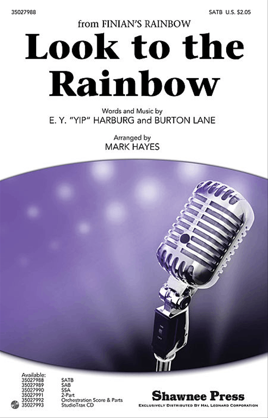 Look to the Rainbow Choir scores gallery preview page 1