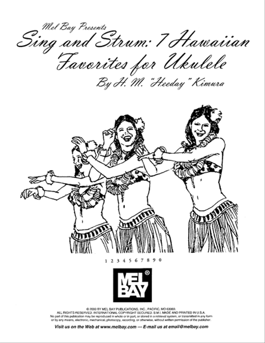 Sing and Strum: 7 Hawaiian Favorites for Ukulele Voice scores gallery preview page 2