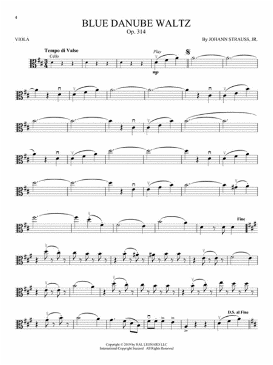 Great Classical Themes Great Classical Themes Viola Solo scores gallery preview page 3