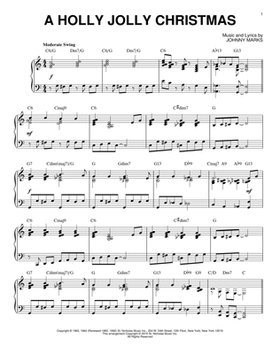 Book cover for A Holly Jolly Christmas [Jazz version] (arr. Brent Edstrom)