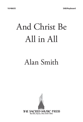 Book cover for And Christ Be All in All