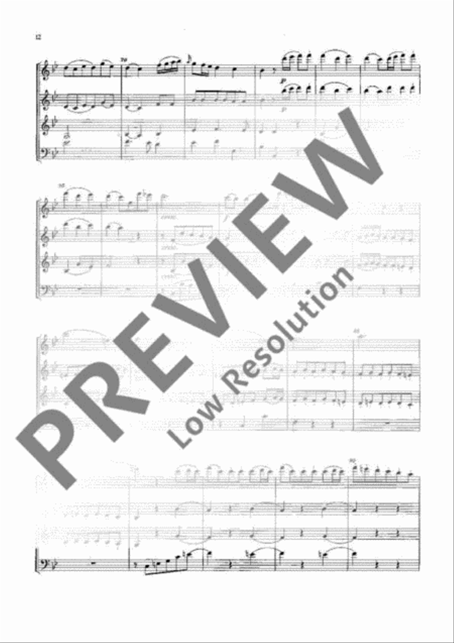 Quartet F major Quartet F major Flute scores gallery preview page 15