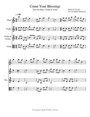 Book cover for 12 Sacred Trios (or Duets) for Flute, Violin & Viola (Violin II)