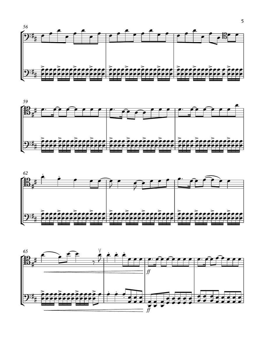 Shut Up And Dance String Duet scores gallery preview page 5