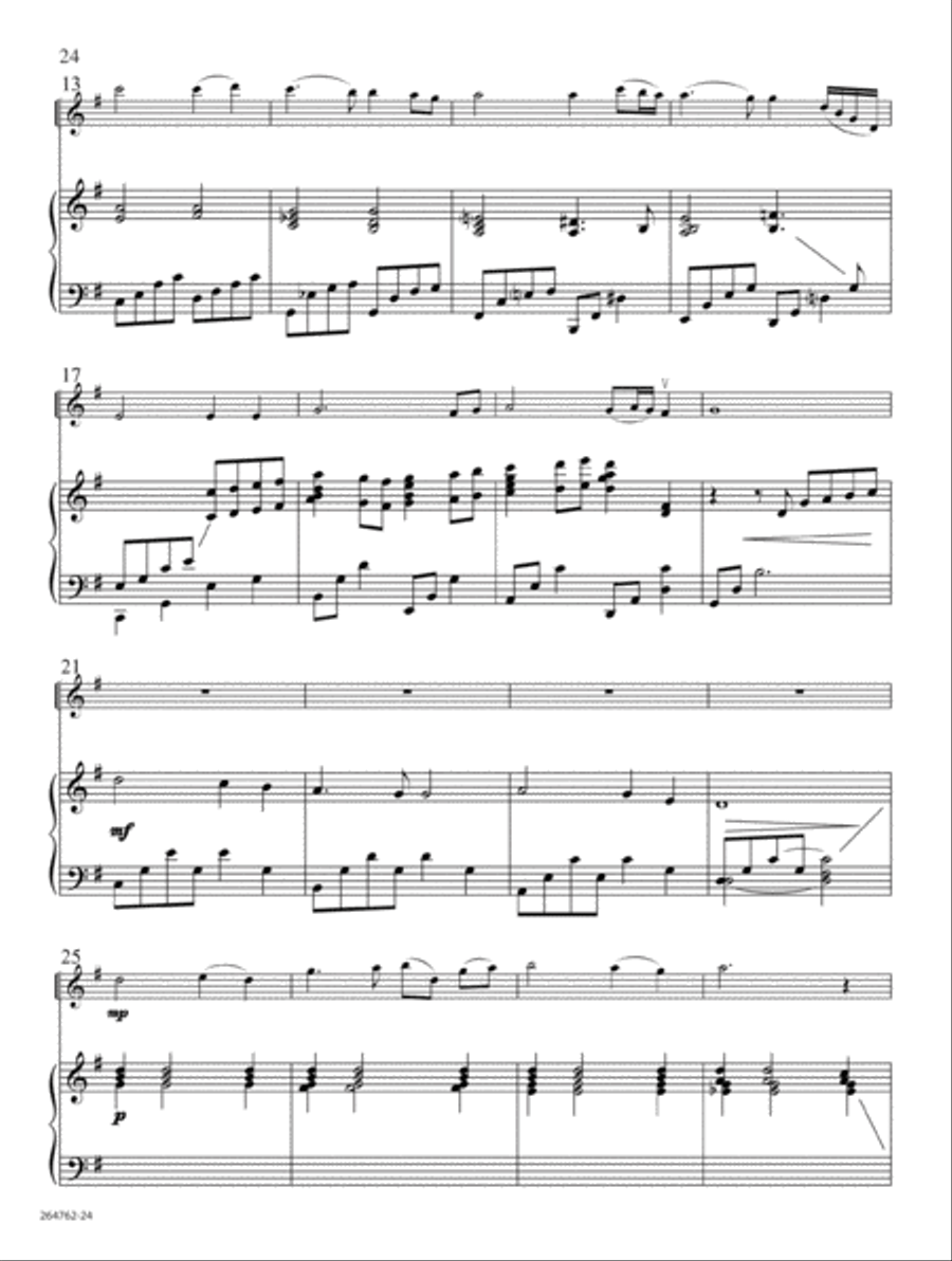 More Love to Thee Violin Solo scores gallery preview page 14