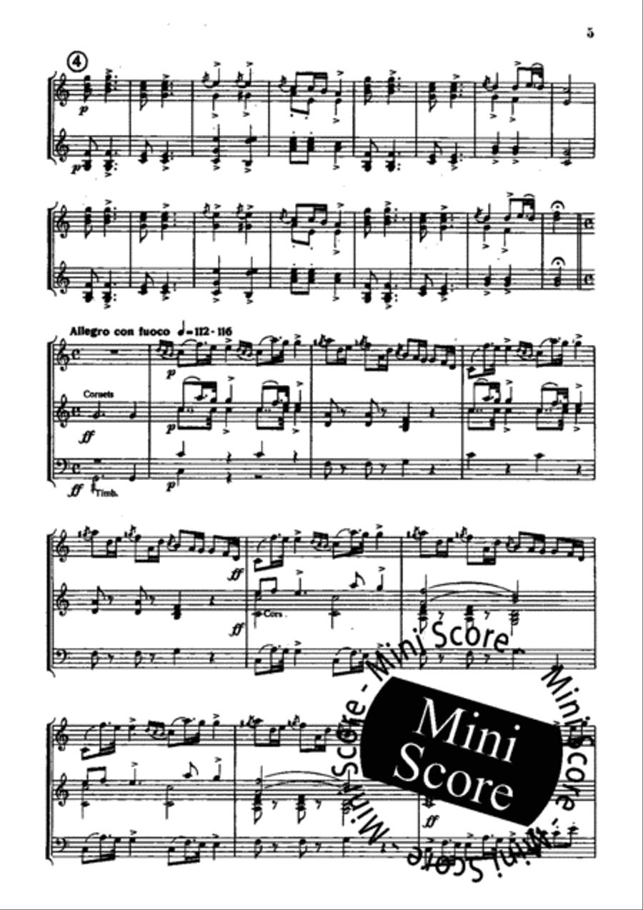 Preciosa Fanfare Band scores gallery preview page 7