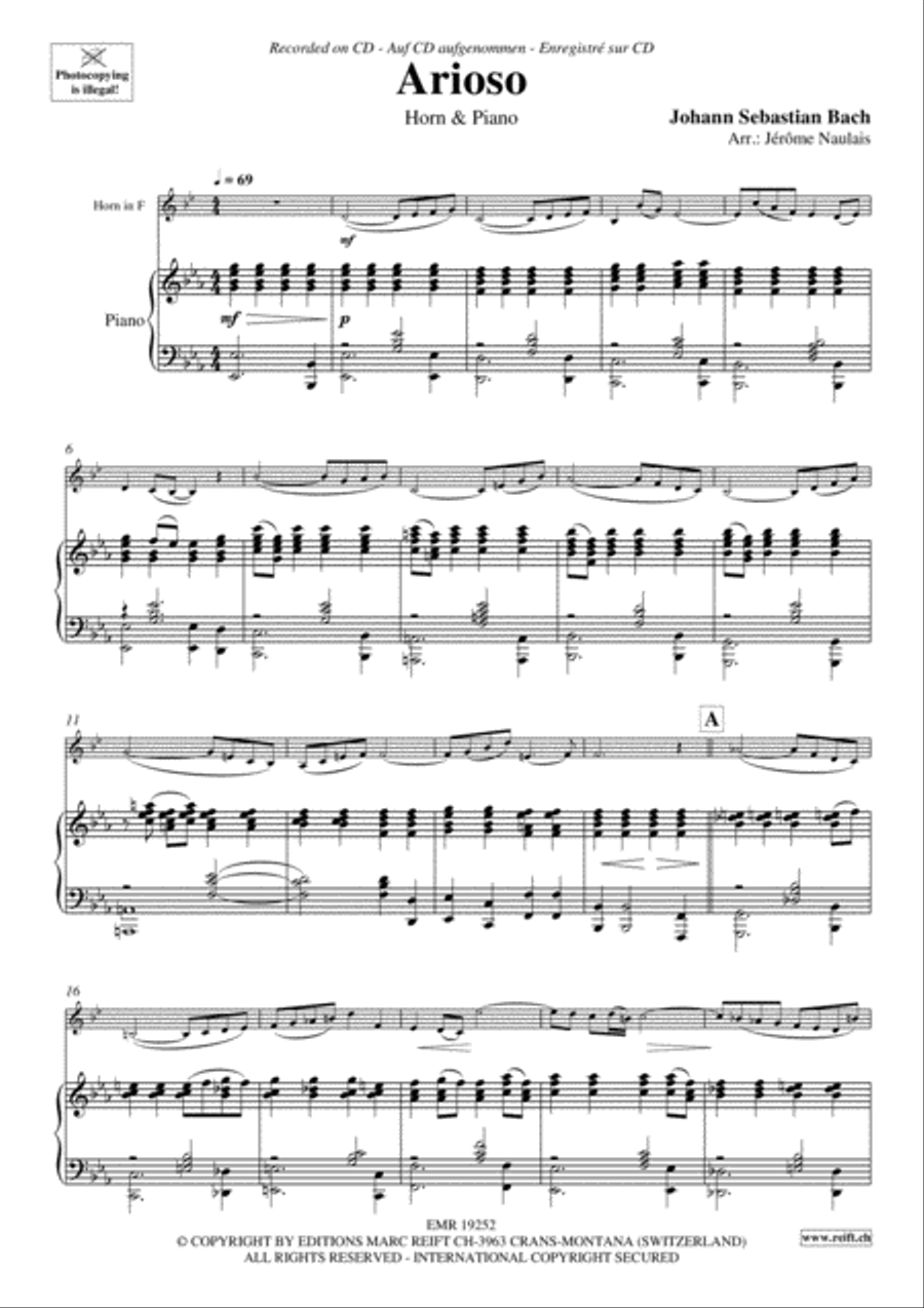 Arioso Horn scores gallery preview page 4