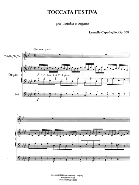 TOCCATA FESTIVA