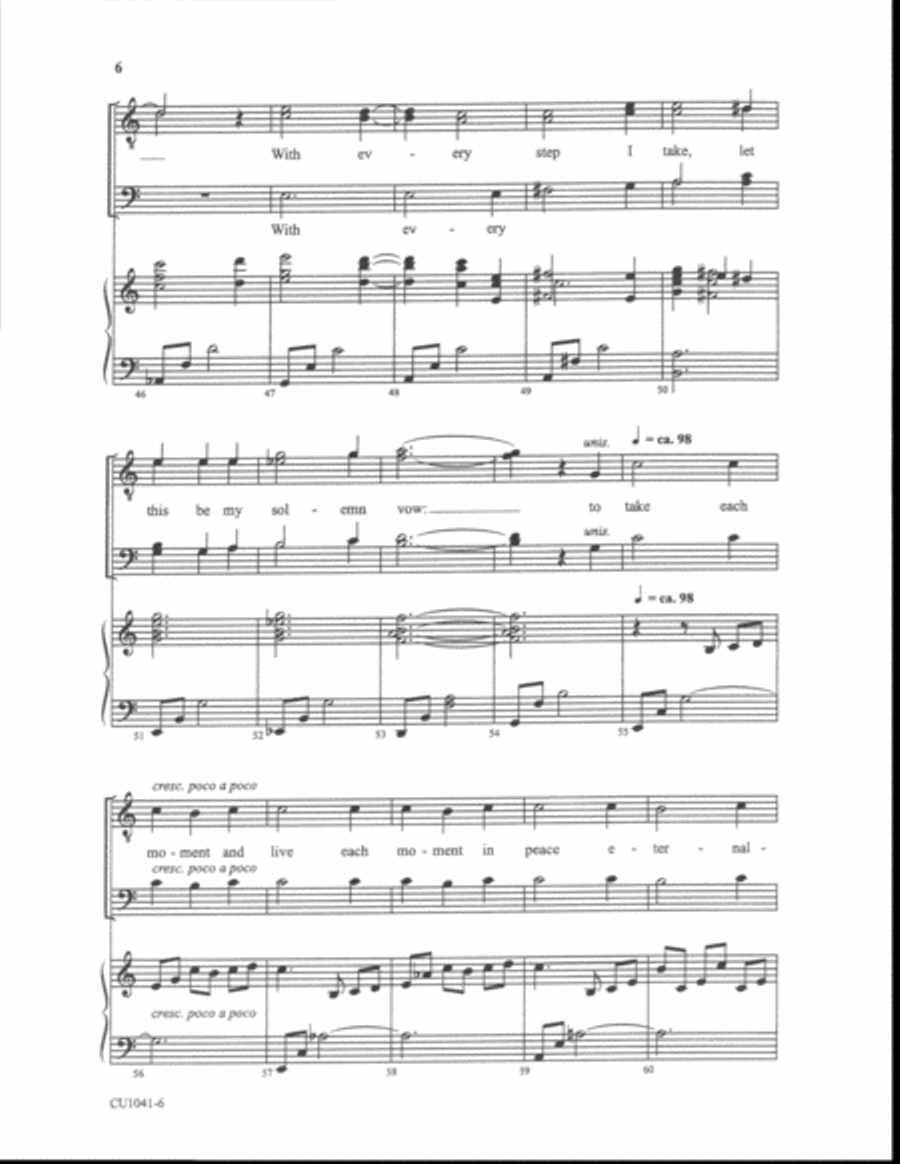 Let There Be Peace on Earth - TTBB TTBB scores gallery preview page 5