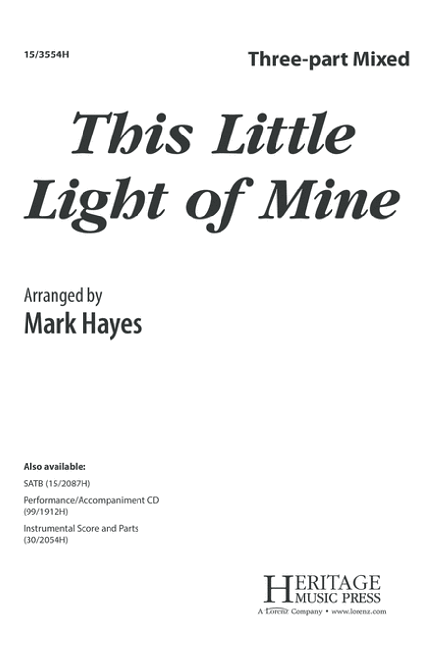 This Little Light of Mine 3-Part scores gallery preview page 1