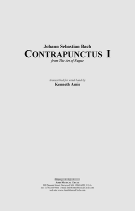 Contrapunctus 1 - CONDUCTOR'S SCORE ONLY