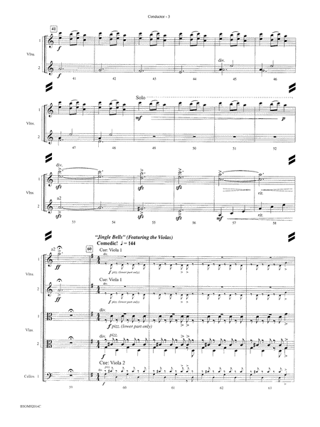 Christmas in the Round (A Holiday Prism for String Orchestra): Score