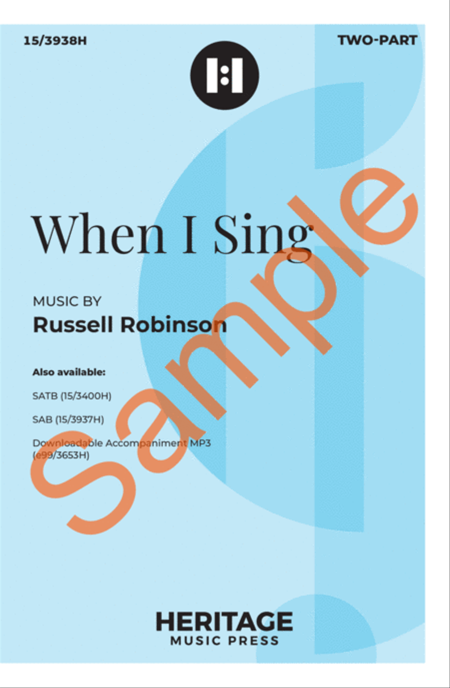 When I Sing 2-Part scores gallery preview page 2