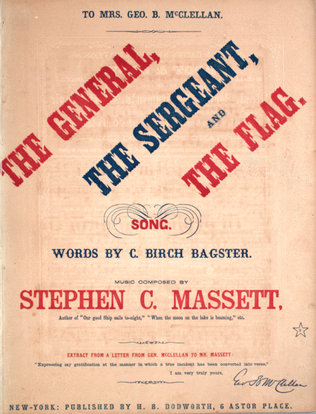 Book cover for The General, The Sergeant, And The Flag. Song