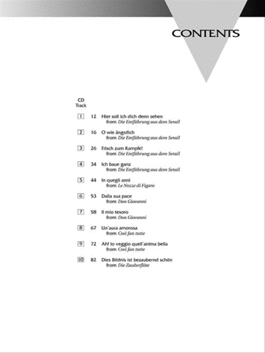 Mozart Arias for Tenor Mozart Arias for Tenor Voice Solo scores gallery preview page 3
