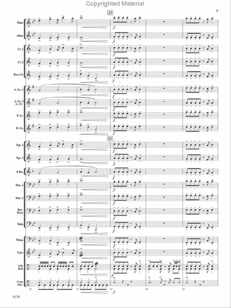 American Journey Concert Band scores gallery preview page 6