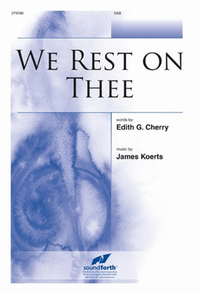 Book cover for We Rest on Thee