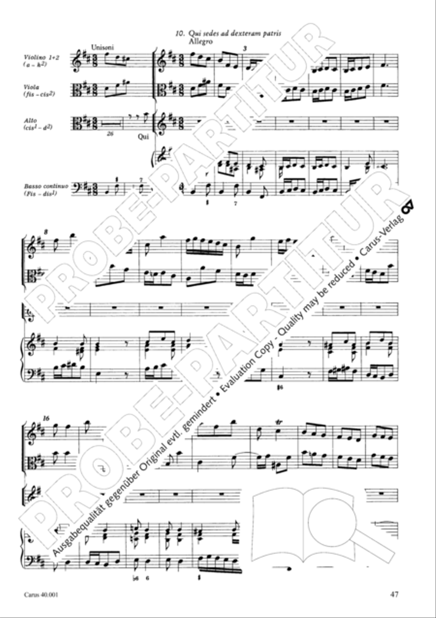 Gloria in D SSA scores gallery preview page 54