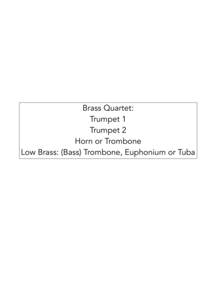 The First Noel - Jazz Carol for Brass Quartet image number null