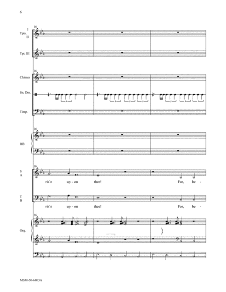 Arise and Shine! Choir scores gallery preview page 6