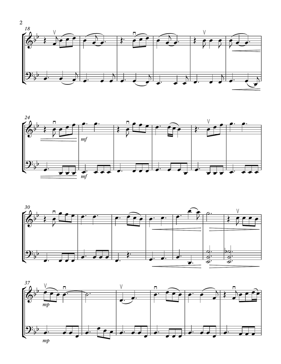 You Are The Reason String Duet scores gallery preview page 2