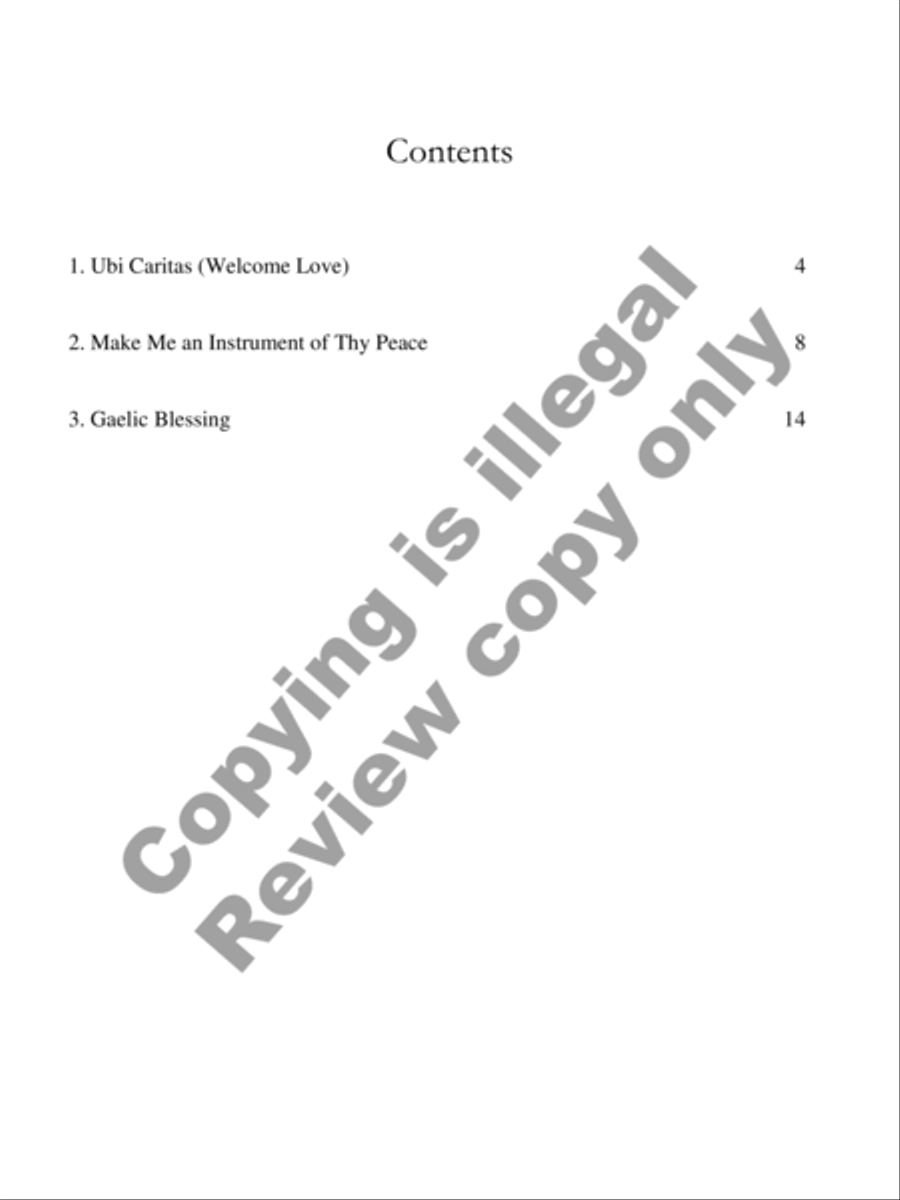 Prayers and Blessings Baritone Voice scores gallery preview page 13