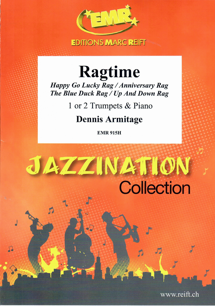 Ragtime Trumpet Duet scores gallery preview page 1
