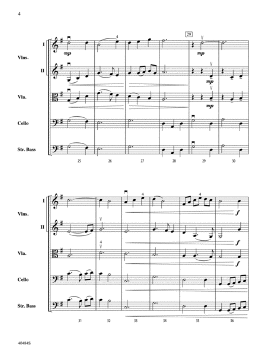 Stony Brook Waltz: Score Stony Brook Waltz: Score String Orchestra scores gallery preview page 4