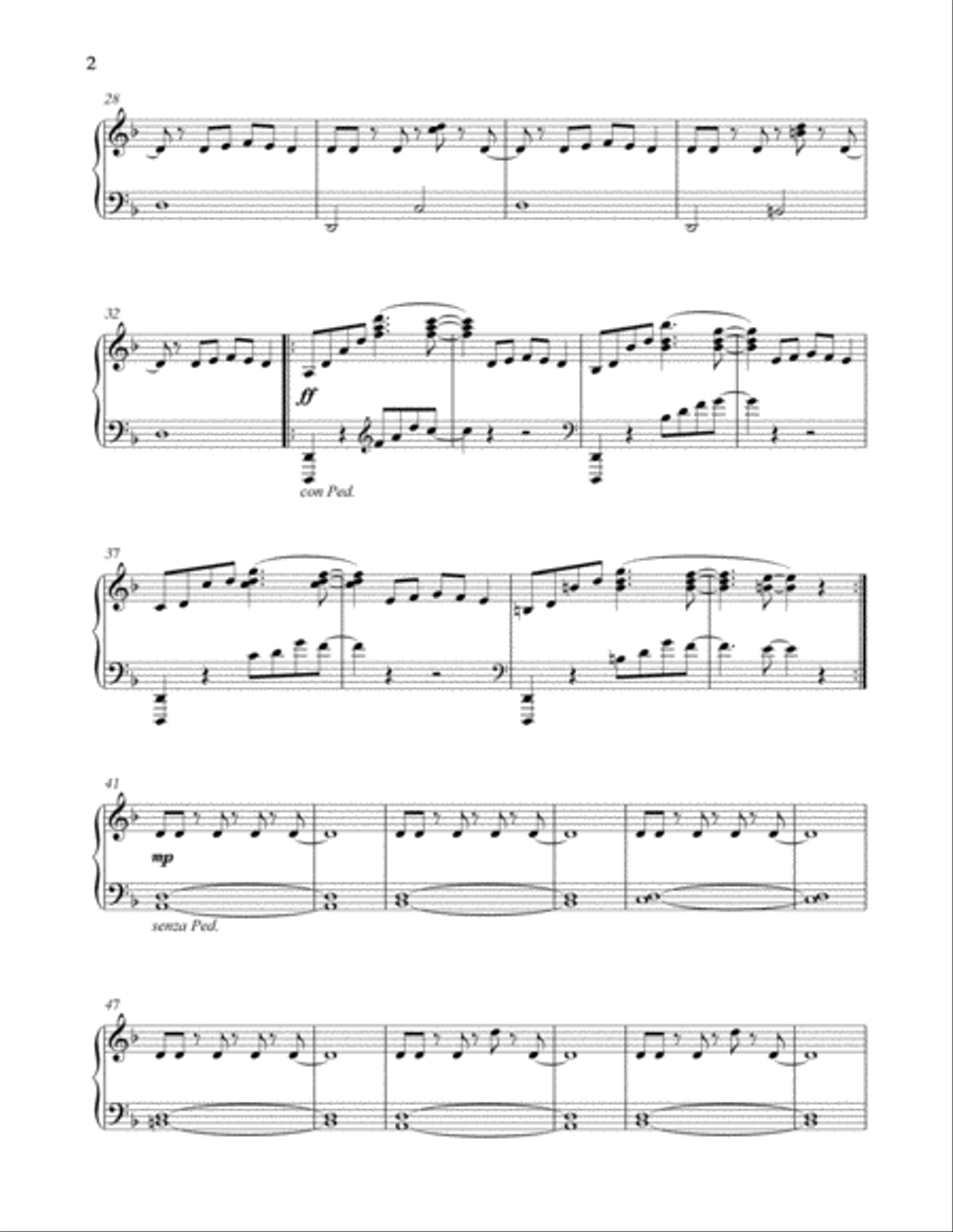 Wildfire Piano Solo scores gallery preview page 2
