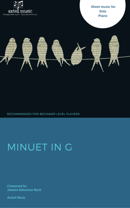 Book cover for Minuet in G