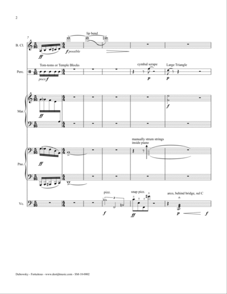 Fortuitous Small Ensemble scores gallery preview page 4