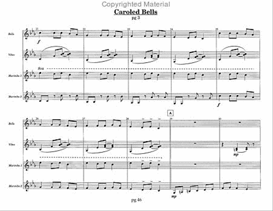 The Christmas Gig Percussion Ensemble scores gallery preview page 7