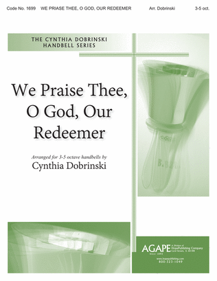 Book cover for We Praise Thee, O God, Our Redeemer