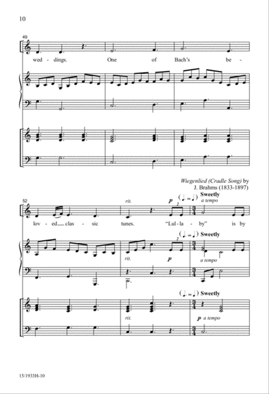 Classical Boomwhackers Unison Choir scores gallery preview page 10