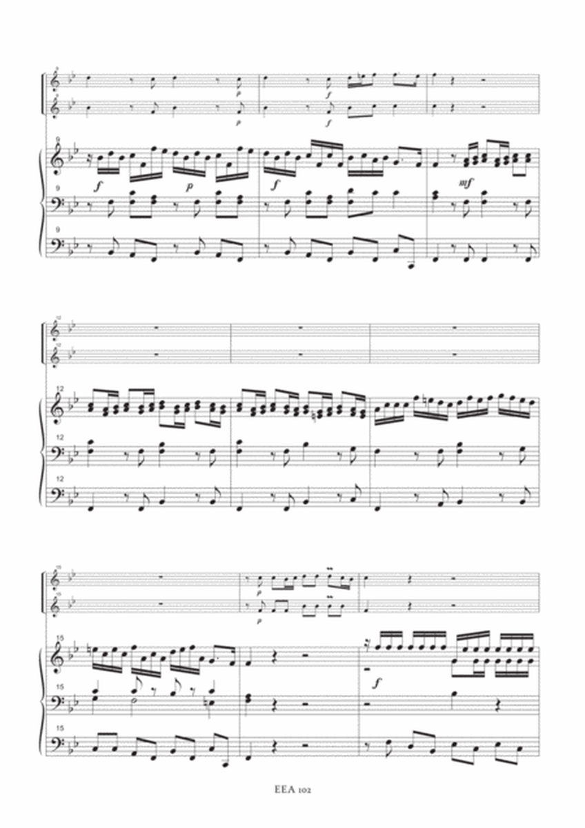 Concerto No. 1 Version in Bb and D - arrangement for two trumpets and organ image number null