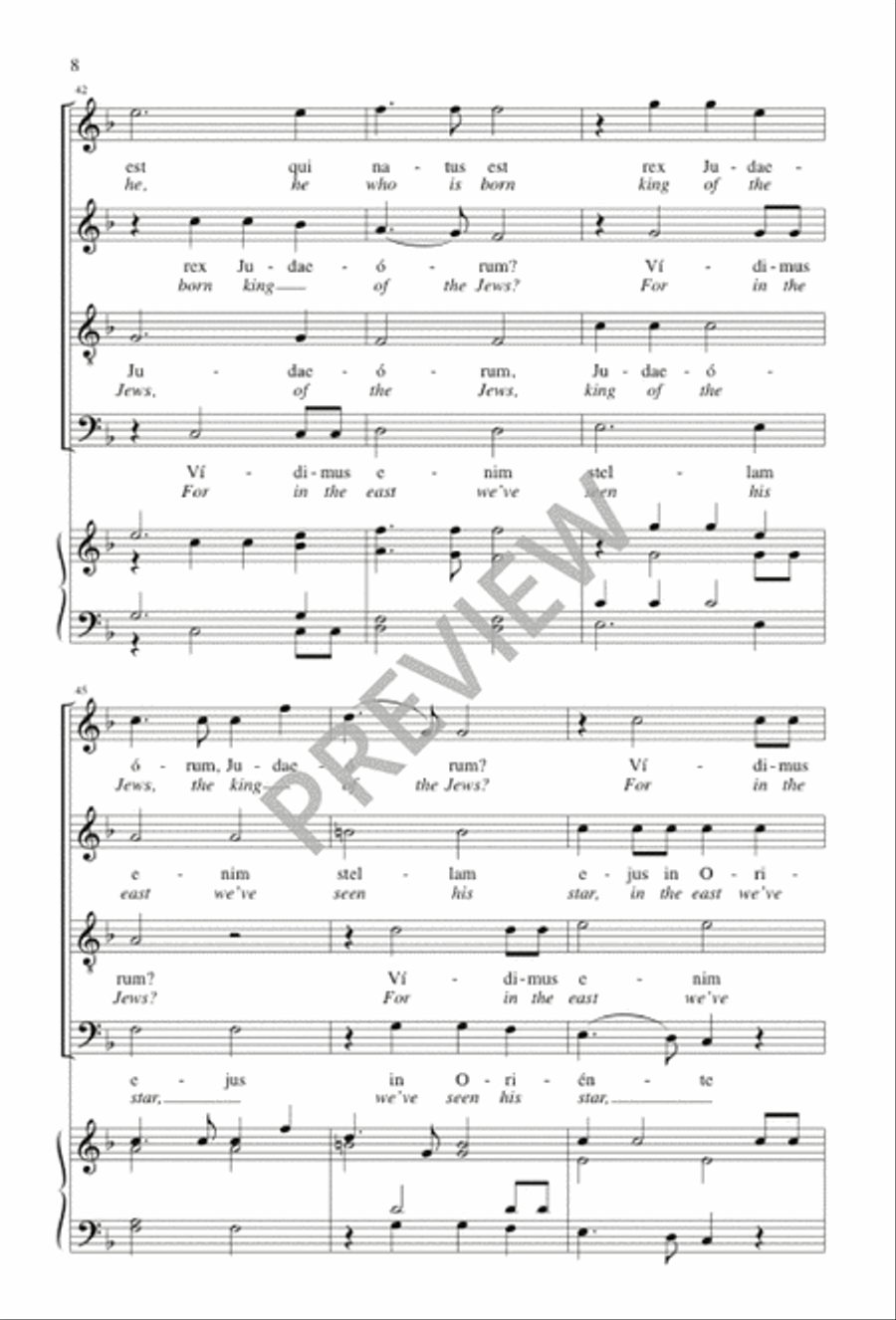 Reges de Saba Reges de Saba 4-Part scores gallery preview page 8
