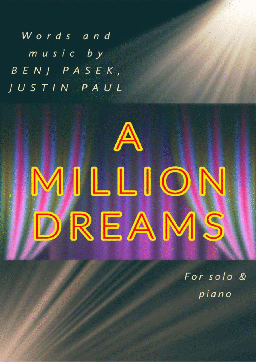 A Million Dreams Piano scores gallery preview page 1