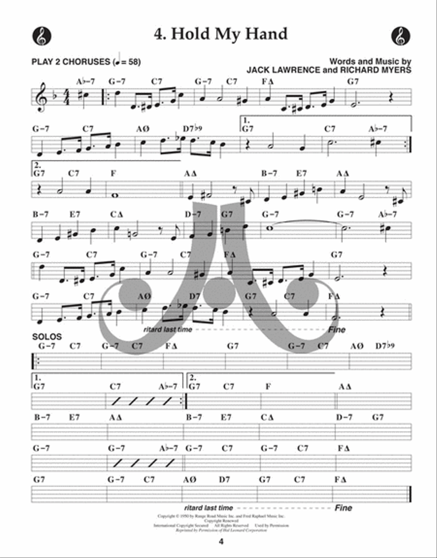 Volume 131 - Cry Me A River C Instrument scores gallery preview page 8