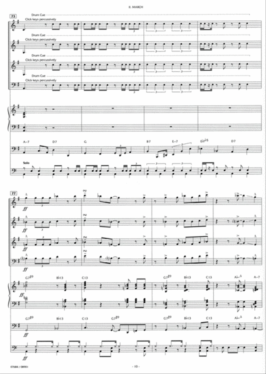 Nutcracker Suite, Part II -- March Small Ensemble scores gallery preview page 5