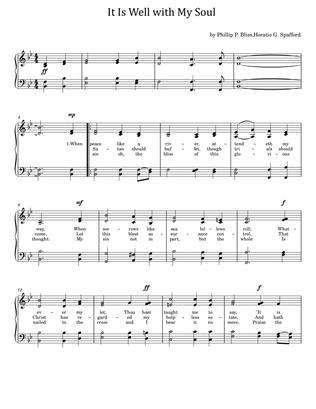 It Is Well with My Soul (SATB) - With Lyric
