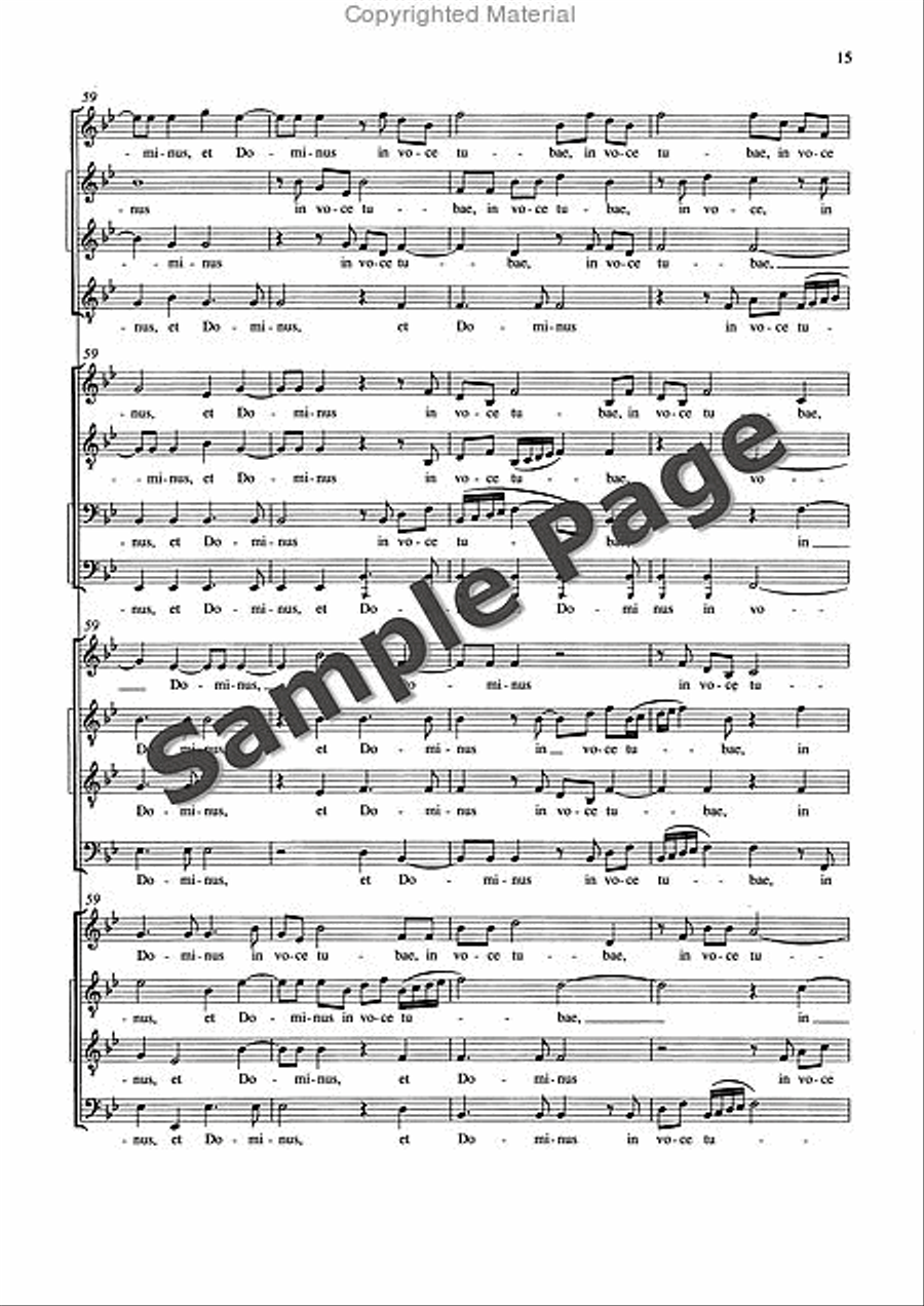 Omnes gentes plaudite Omnes gentes plaudite Mixed Choir scores gallery preview page 16