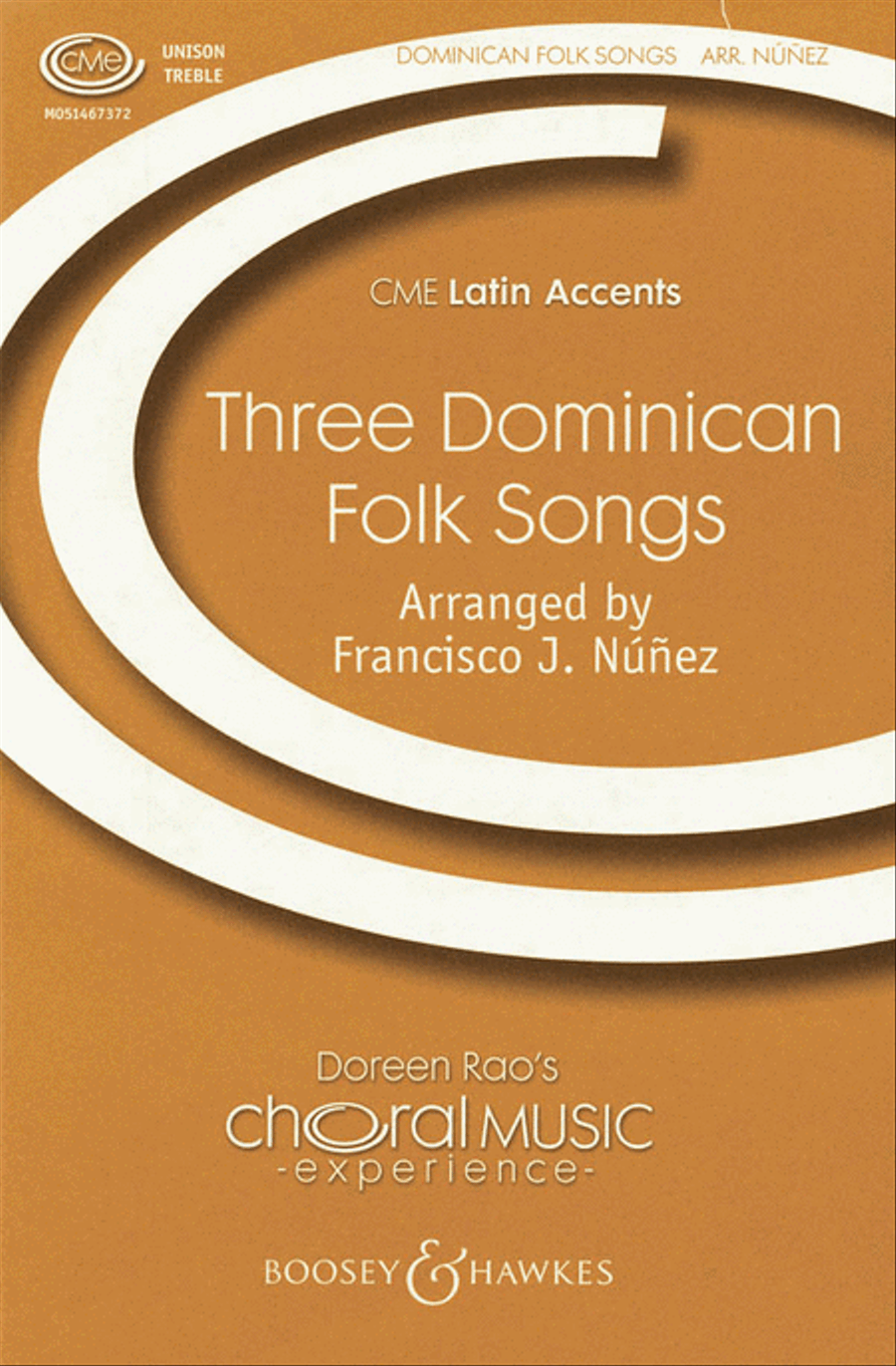 Three Dominican Folksongs Unison Choir scores gallery preview page 1