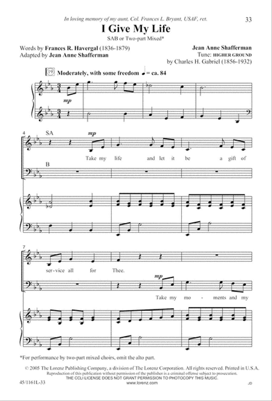 Hymns We Love to Sing Hymns We Love to Sing 3-Part scores gallery preview page 34