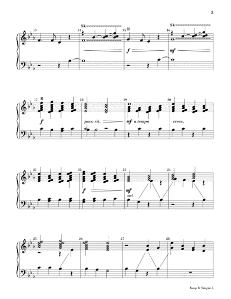 Keep It Simple 5 (Christmas Sacred and Secular) 2-Octaves scores gallery preview page 23