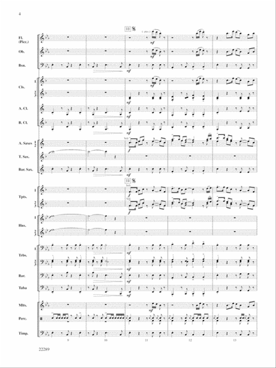 A Westward Expedition: Score Concert Band scores gallery preview page 4