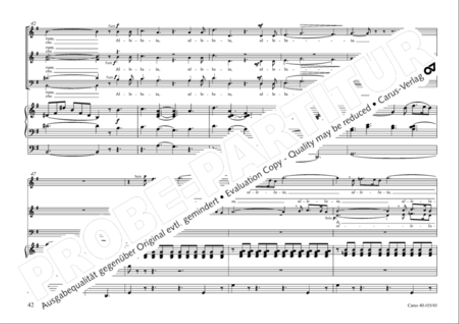 Oratorio de Noel (Weihnachtsoratorium) 4-Part scores gallery preview page 43